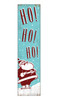 Ho Ho Ho with Santa Claus - Outdoor Standing Lawn Sign 6x24