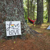 Love Is Love - Square Outdoor Standing Lawn Sign 8x8