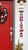 Outdoor Sign - Merry Christmas - Vertical Porch Sign 8x43