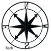 Nautical Compass Rose Distressed Metal Wall Décor 28 Inch Round Indoor or Outdoor Wall  Hanging