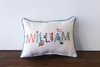 Custom Woodland Name Rectangle Pillow for Kids