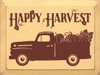 Happy Harvest - Wooden Sign