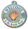 Welcome To The Beach House - Large Wooden Door Ornament