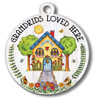 Grandkids Loved Here - Large Wooden Door Ornament