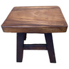 Classic Rustic Wood Step Stool or Foot Stool For Child or Adult - In Kitchen, Bath or Family Room