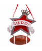 Fantasy Football With Star Ornament For Personalization Resin 4.75 Inches