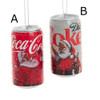 Coca-Cola® Retro Santa Can Plastic Ornament 3 Inches