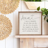 Aunt I Am So Thankful For All That You Do, For The Love You Give, The Laughter We Share, And For Letting Me Know You'll Always Be There. - Wood Framed Sign

