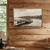 Fishing Boat At The Dock - Wood Framed Art - Multiple Sizes