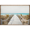 Path To The Ocean - Wood Framed Art - Multiple Sizes