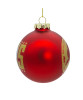 80MM Elvis Presley® Glass Red Ball Ornament