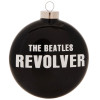 Back of Beatles lack and White ornament featuring the title of the Revolver Album