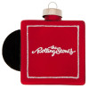 back of ornament with Rolling Stones Logo