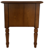 Writing Desk With Drawers Elegant Solid Oak With Turned Legs 60W x 24D x 30H