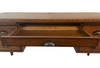 Writing Desk With Drawers Elegant Solid Oak With Turned Legs 60W x 24D x 30H