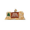 Christmas Glass Ornament Bryce Canyon National Park - 4.5 Inch Blown Glass Decoration for Your Christmas Tree to Commemorate Your Visit