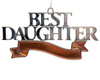 Best Daughter Ornament with banner