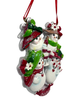 Four Fabulous Snow Sisters Enjoying Wine Christmas Ornament