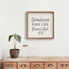 Grandmas Make Life Beautiful with Greenery - Wood Framed Sign