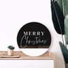 Merry Christmas Modern Farmhouse Circle Sign