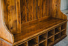 Mudroom Organizer 72 inch Rustic Reclaimed Wood Entranceway Bench