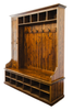 Mudroom Organizer 72 inch Rustic Reclaimed Wood Entranceway Bench