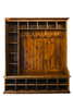Mudroom Organizer 72 inch Rustic Reclaimed Wood Entranceway Bench