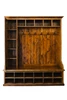 Handcrafted Reclaimed Barn Wood 72 Inch Mudroom Organizer Bench | Artisan Hall Tree with Coat Hooks