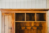 Entranceway Mudroom Hall Tree Bench 48 inch Reclaimed Wood + Door