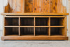 Entranceway Mudroom Hall Tree Bench 48 inch Reclaimed Wood + Door