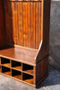 Mudroom Organizer with Cubbies 48" Rustic Reclaimed Wood 
Custom Sizes available