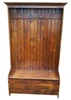 Settle Entranceway Bench Mudroom Organizer Rustic Reclaimed Wood