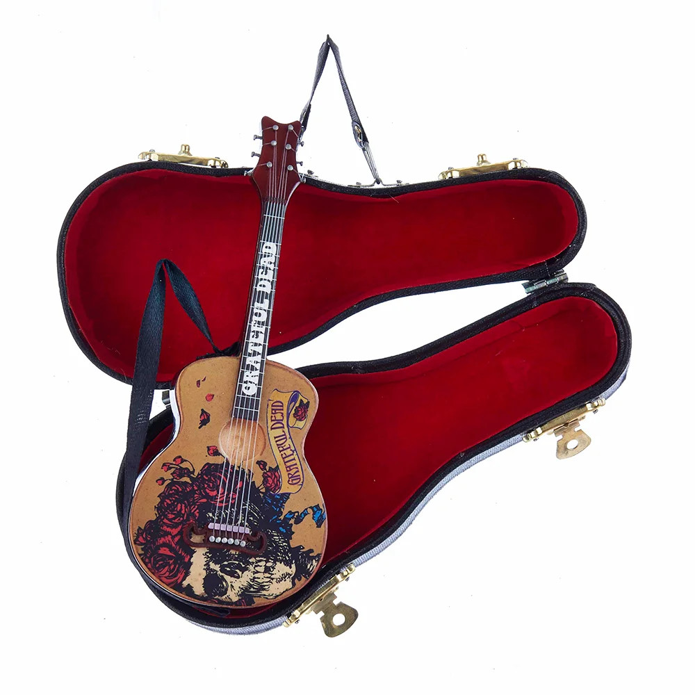 Grateful Dead™ Guitar With Black Case Ornament - Country Marketplace
