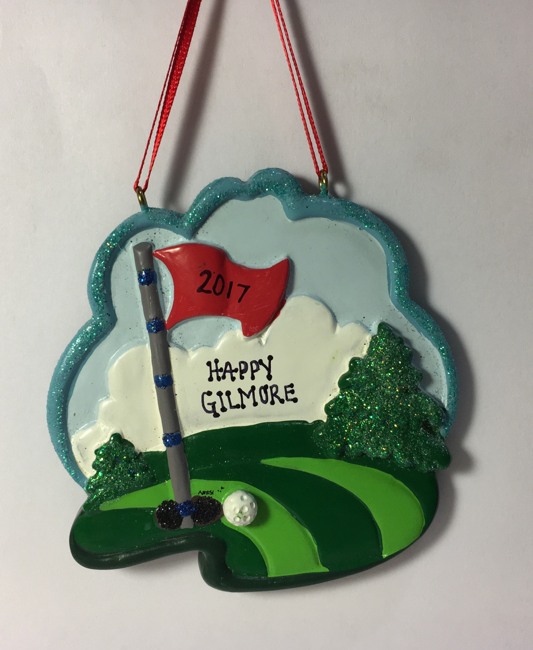 Golf Course Personalized Ornament 3.38in. Country Marketplace