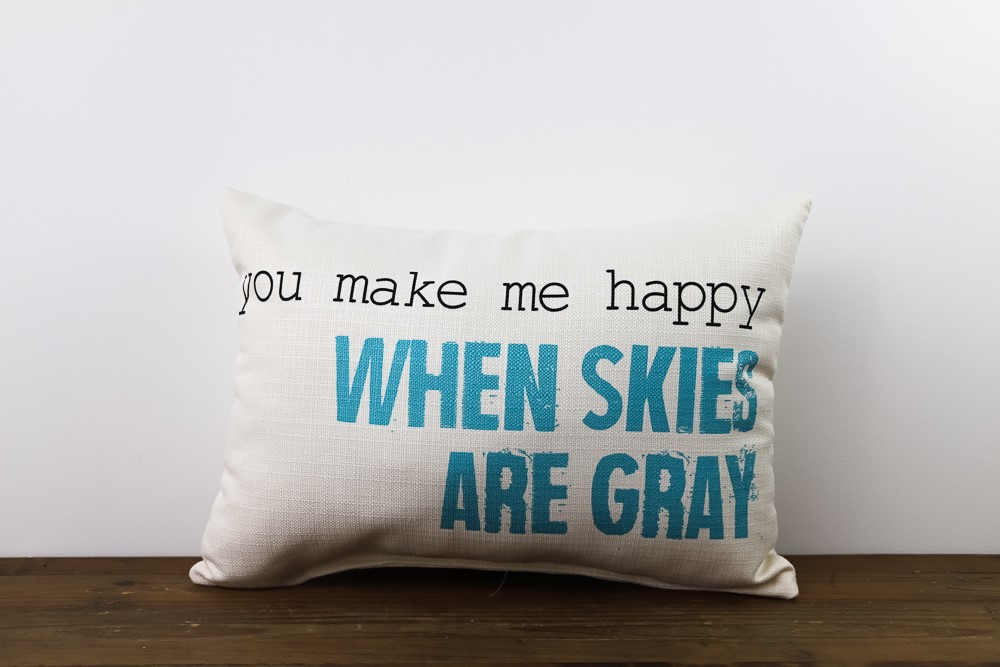 gray rectangle pillow