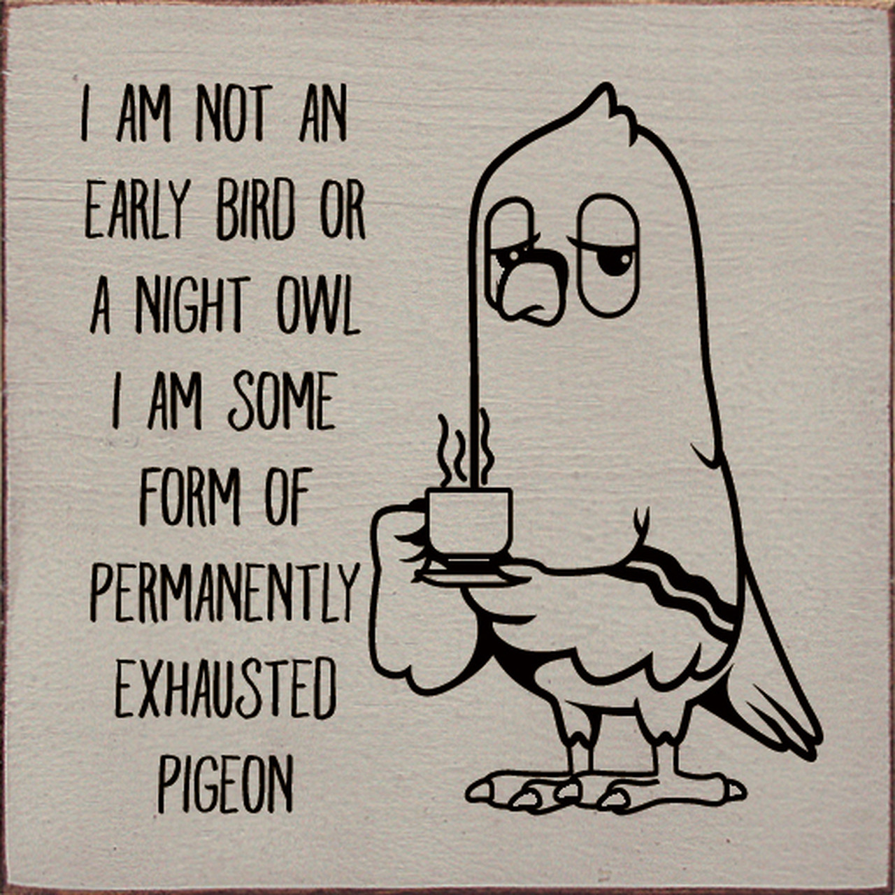 I Am Not An Early Bird Or A Night Owl. I Am Some Form Of Permanently