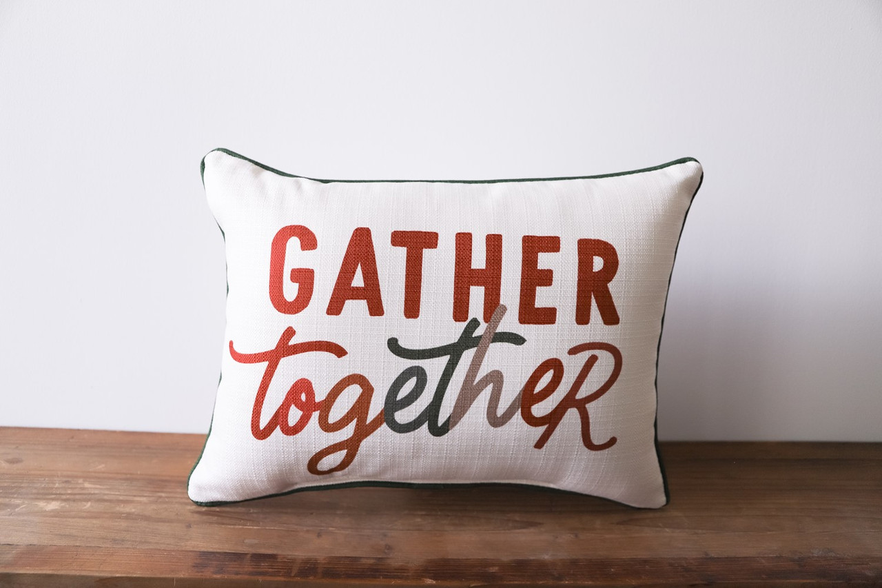 Gather Together Rectangle Pillow - Country Marketplace