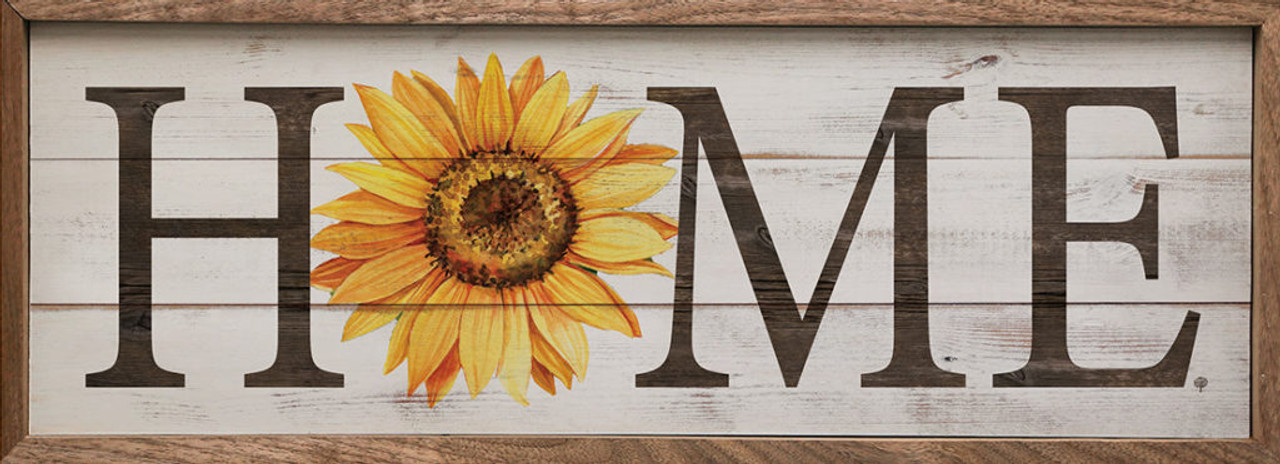 Farmhouse Kitchen Signs Wall Decor Funny Kitchen Wall Art-Kitchen is The  Heart of The Home-Sunflower Themed Printed Large Wood Signs Kitchen Wall
