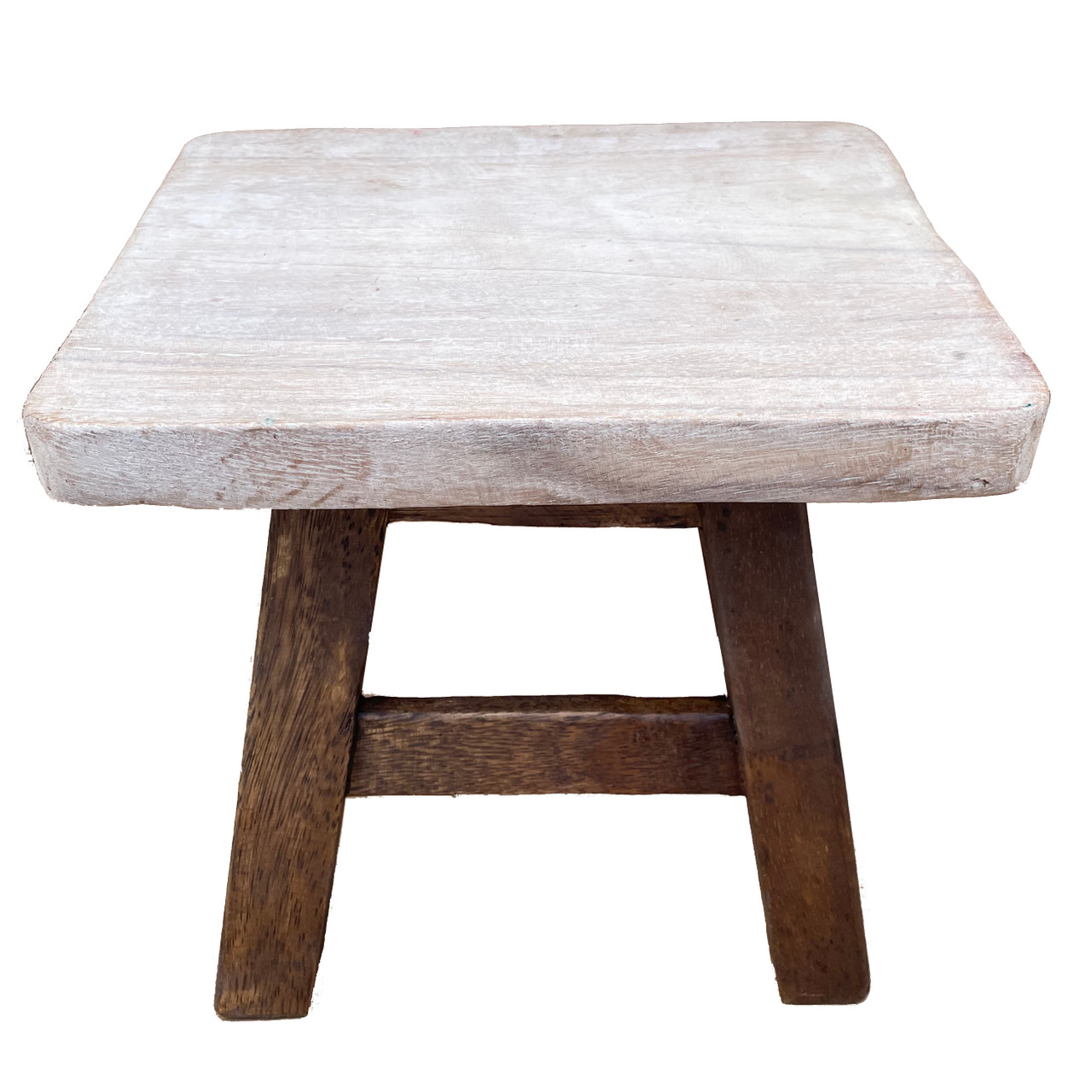 Whittlewud Wooden Kids Step Stool, (13.2 in x 14.4 in x 15.6) in