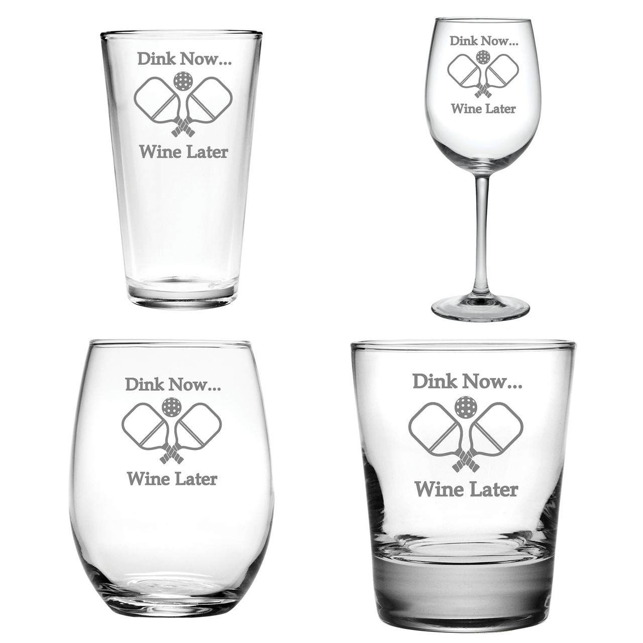 Custom Cute Quotes and Sayings Stemless Wine Glass - Engraved