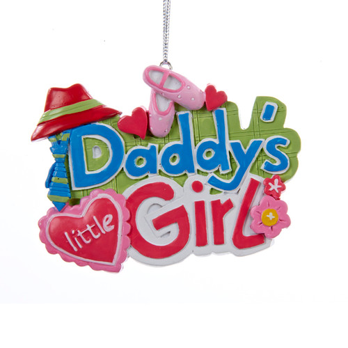 Ornament Daddy's Little Girl 3 x 4 inch Adorable Ornament