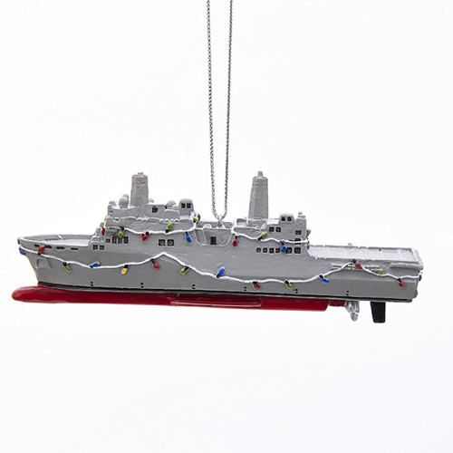 Navy Ship Ornament