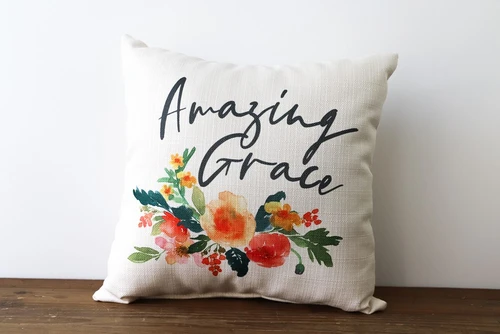 Amazing Grace Throw Pillow