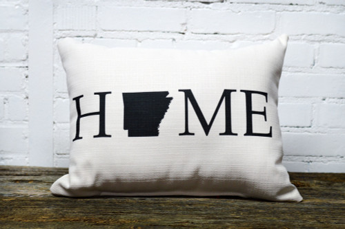 Personalized Home State Rectangle Pillow