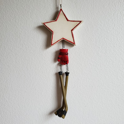 Hockey Star Personalizable Ornament