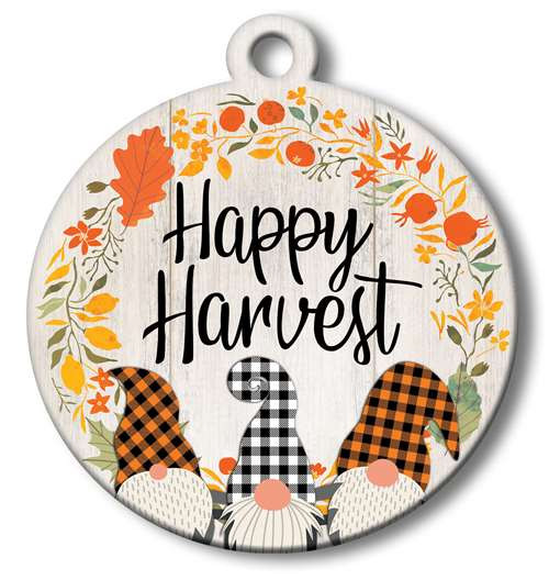 Happy Harvest - Large Wooden Door Ornament