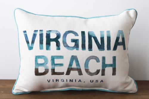 Custom Beach Rectangle Pillow