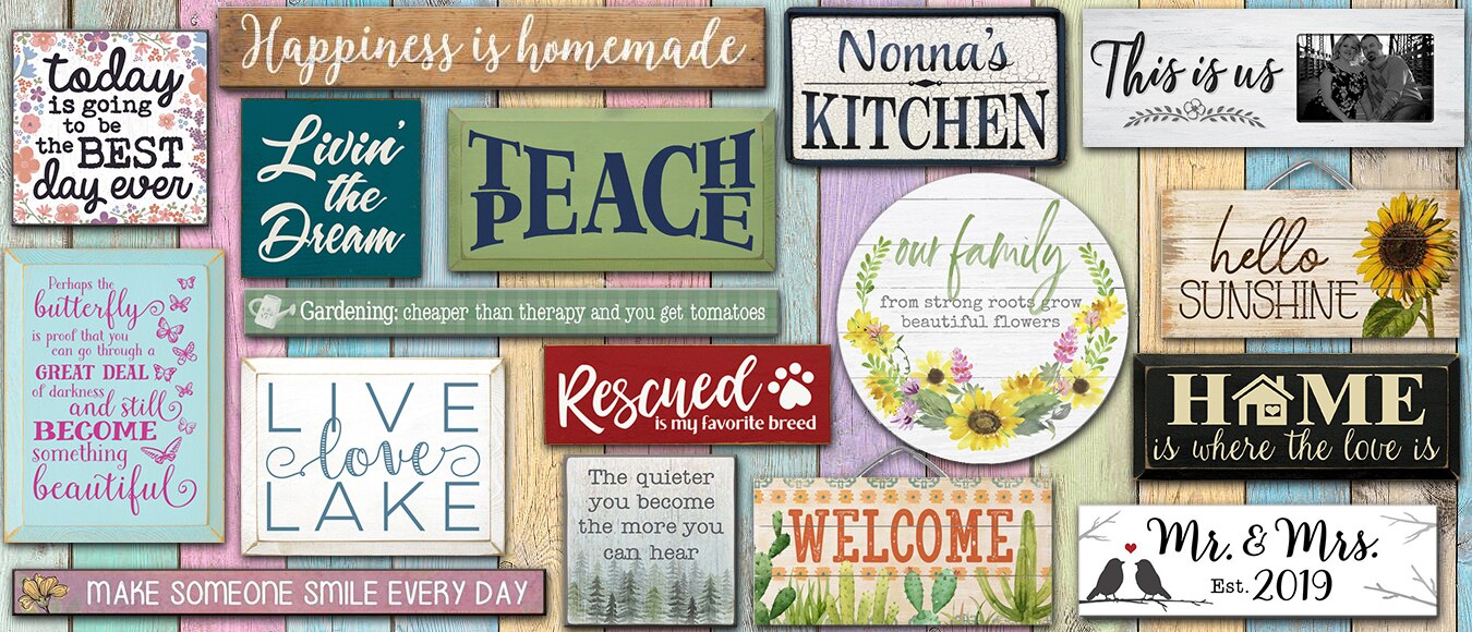 Wooden Signs With Sayings Quotes At Country Marketplace