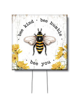 Be Kind Be Humble Be You Mini Planter Sign with Bumblebee | Small