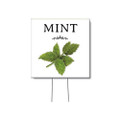 Mint - Standing Mini Plant Sign 4x4in. 